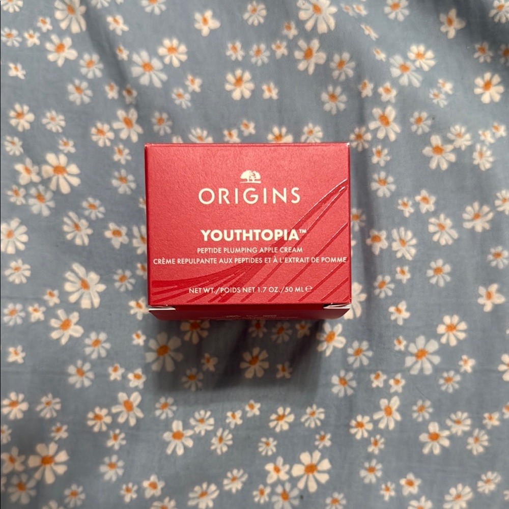 Origins Youthtopia Peptide Cream in Bold Red